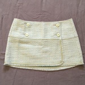 Abercrombie & Fitch wool mini skirt silk lining